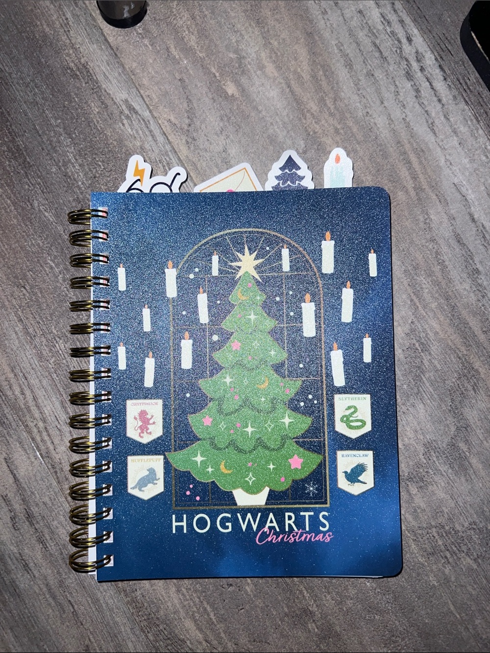Harry Potter Spiral Notebook - Navy Blue